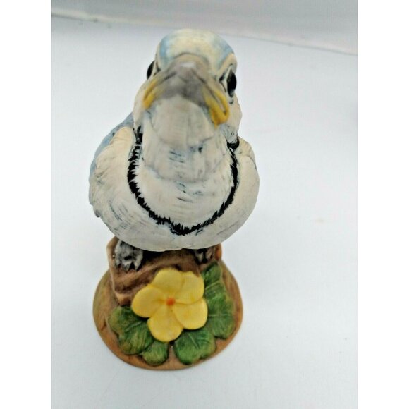 ANDREA SADEK Blue Jay figurine porcelain with Glass Eyes - Blue Jay #6350 - Picture 8 of 11